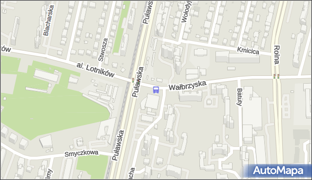 Przystanek al.Lotników 05. ZTM Warszawa - Warszawa (id 301105) na mapie Targeo