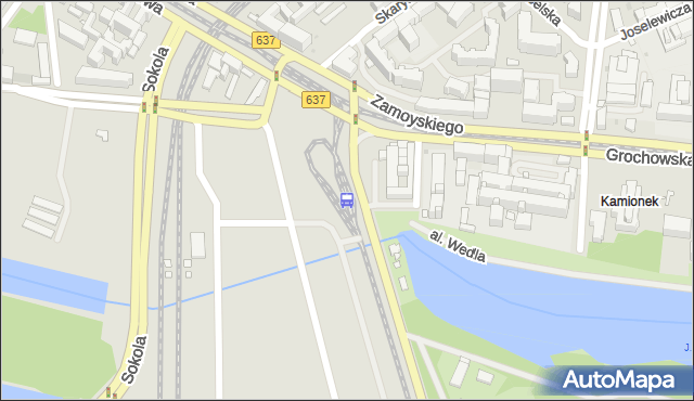 Przystanek al.Zieleniecka 07. ZTM Warszawa - Warszawa (id 200107) na mapie Targeo