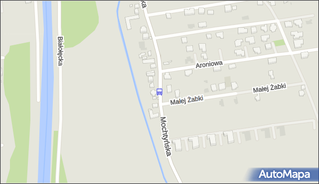 Przystanek Aroniowa 01. ZTM Warszawa - Warszawa (id 129101) na mapie Targeo