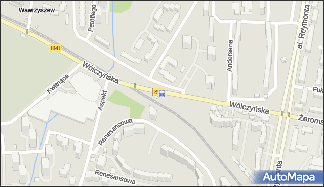 Przystanek Aspekt 01. ZTM Warszawa - Warszawa (id 602401) na mapie Targeo