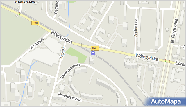 Przystanek Aspekt 04. ZTM Warszawa - Warszawa (id 602404) na mapie Targeo