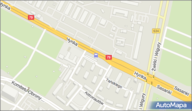 Przystanek Astronautów 01. ZTM Warszawa - Warszawa (id 408401) na mapie Targeo