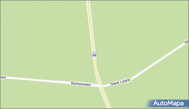 Przystanek Bartoszewo Las nż 12. ZDiTM Szczecin - Szczecin (id 50412) na mapie Targeo