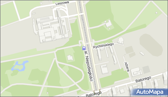 Przystanek Biblioteka Narodowa 01. ZTM Warszawa - Warszawa (id 709401) na mapie Targeo