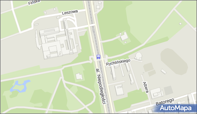 Przystanek Biblioteka Narodowa 03. ZTM Warszawa - Warszawa (id 709403) na mapie Targeo