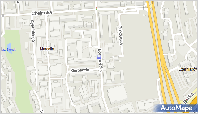 Przystanek Bobrowiecka 01. ZTM Warszawa - Warszawa (id 308701) na mapie Targeo
