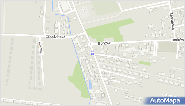 Przystanek Borków 01. ZTM Warszawa - Warszawa (id 219401) na mapie Targeo