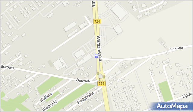 Przystanek Borowa 01. ZTM Warszawa - Warszawa (id 330401) na mapie Targeo
