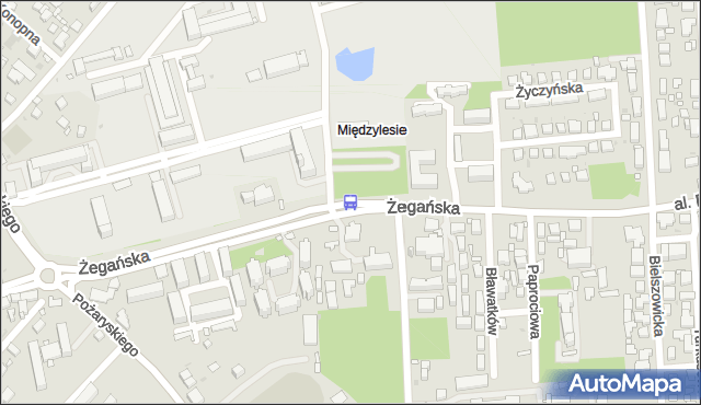 Przystanek Bursztynowa-Szpital 01. ZTM Warszawa - Warszawa (id 202901) na mapie Targeo