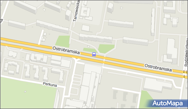 Przystanek CH Promenada 01. ZTM Warszawa - Warszawa (id 210301) na mapie Targeo