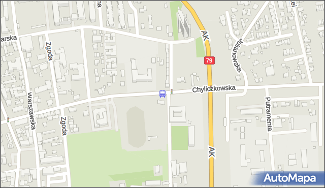 Przystanek Chyliczkowska-Technikum 02. ZTM Warszawa - Warszawa (id 316402) na mapie Targeo