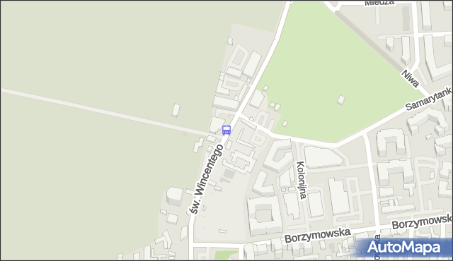 Przystanek Cm.Bródnowski 01. ZTM Warszawa - Warszawa (id 114401) na mapie Targeo