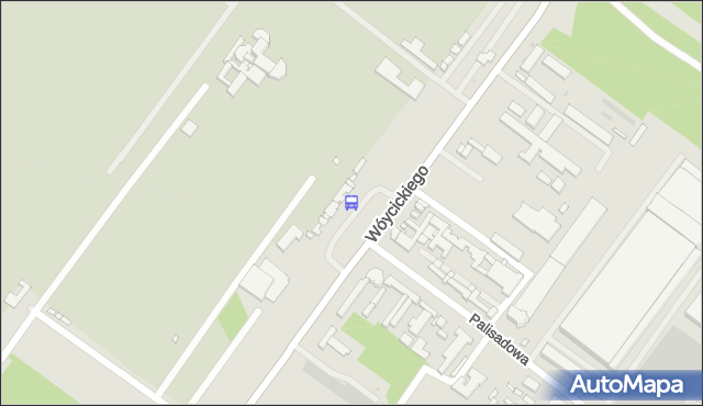 Przystanek Cm.Północny-Brama Gł. 04. ZTM Warszawa - Warszawa (id 606904) na mapie Targeo