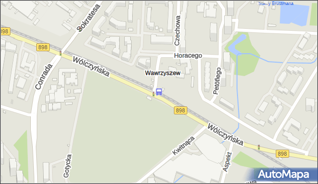 Przystanek Cm.Wawrzyszewski 04. ZTM Warszawa - Warszawa (id 602504) na mapie Targeo