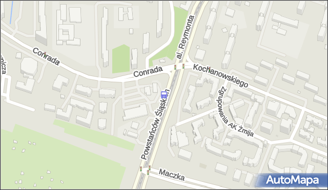 Przystanek Conrada 01. ZTM Warszawa - Warszawa (id 604701) na mapie Targeo