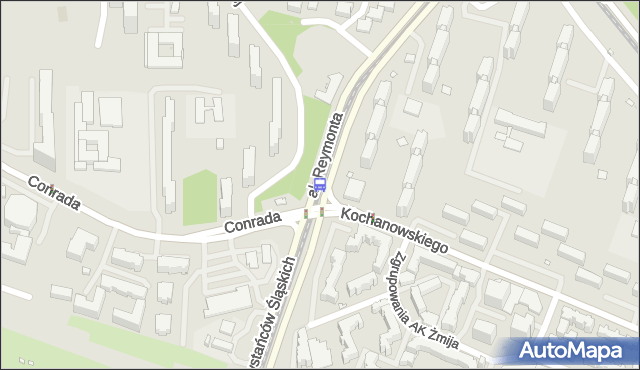 Przystanek Conrada 05. ZTM Warszawa - Warszawa (id 604705) na mapie Targeo