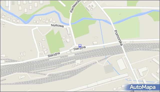 Przystanek Dąbie Dworzec 12. ZDiTM Szczecin - Szczecin (id 71012) na mapie Targeo