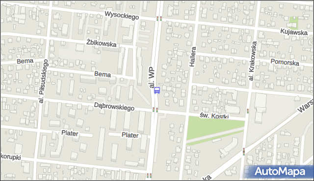 Przystanek Dąbrowskiego 02. ZTM Warszawa - Warszawa (id 423202) na mapie Targeo