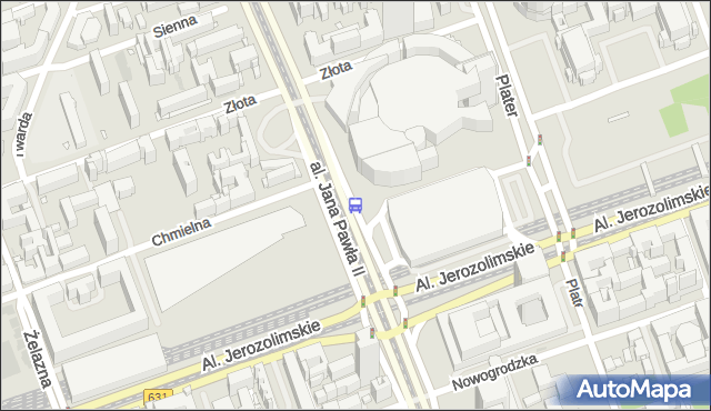 Przystanek Dw.Centralny 04. ZTM Warszawa - Warszawa (id 700204) na mapie Targeo