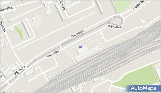 Przystanek Dw.Wschodni (Kijowska) 05. ZTM Warszawa - Warszawa (id 102805) na mapie Targeo