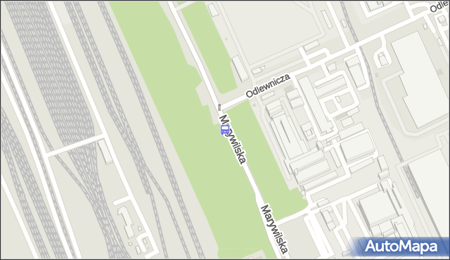 Przystanek Fabryka Pomp 01. ZTM Warszawa - Warszawa (id 109201) na mapie Targeo