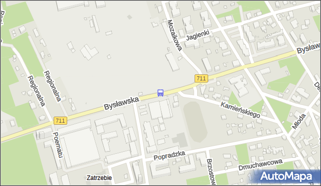 Przystanek Falenica 01. ZTM Warszawa - Warszawa (id 205201) na mapie Targeo