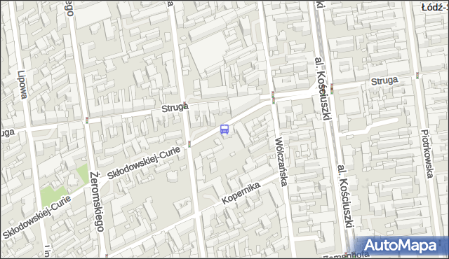 Przystanek Gdańska. MPKLodz - Łódź (id 1061) na mapie Targeo