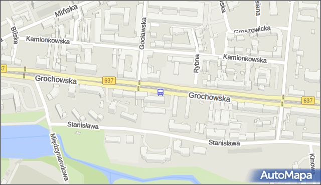 Przystanek Gocławska 02. ZTM Warszawa - Warszawa (id 200402) na mapie Targeo