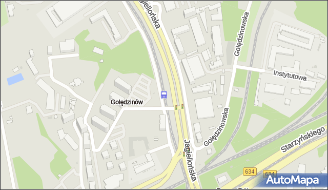 Przystanek Golędzinów 01. ZTM Warszawa - Warszawa (id 100701) na mapie Targeo