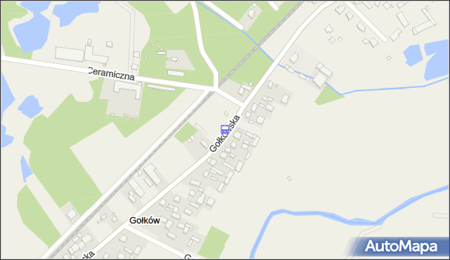 Przystanek Gołków-Wieś 01. ZTM Warszawa - Warszawa (id 321501) na mapie Targeo