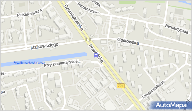 Przystanek Gołkowska 01. ZTM Warszawa - Warszawa (id 306201) na mapie Targeo