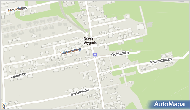 Przystanek Gontarska 02. ZTM Warszawa - Warszawa (id 207402) na mapie Targeo