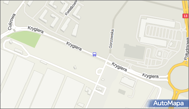 Przystanek Gorzowska nż 11. ZDiTM Szczecin - Szczecin (id 26411) na mapie Targeo