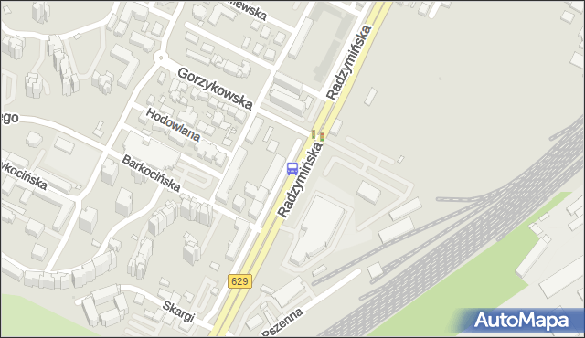Przystanek Gorzykowska 01. ZTM Warszawa - Warszawa (id 105501) na mapie Targeo