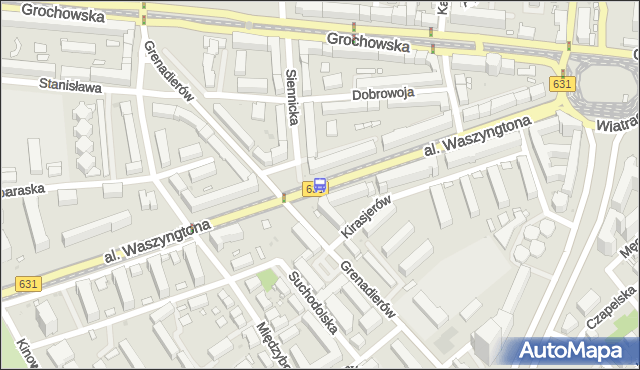 Przystanek Grenadierów 01. ZTM Warszawa - Warszawa (id 213401) na mapie Targeo