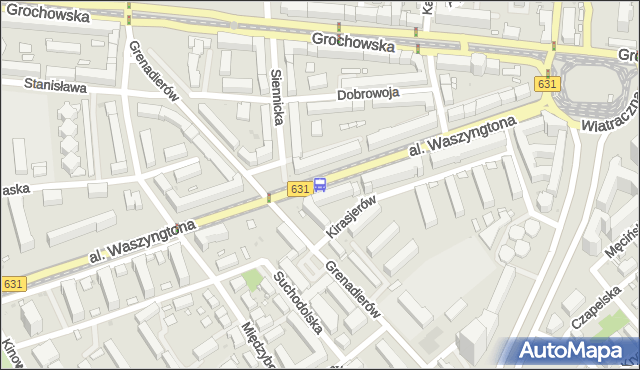 Przystanek Grenadierów 02. ZTM Warszawa - Warszawa (id 213402) na mapie Targeo