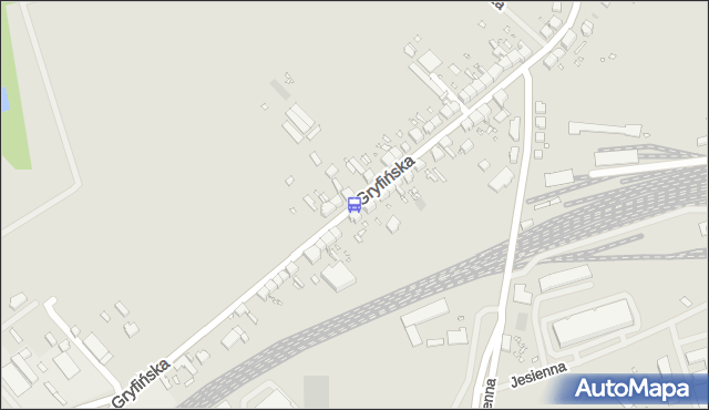 Przystanek Gryfińska nż 11. ZDiTM Szczecin - Szczecin (id 70911) na mapie Targeo