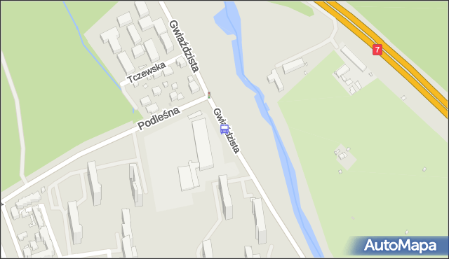 Przystanek Gwiaździsta 01. ZTM Warszawa - Warszawa (id 608201) na mapie Targeo