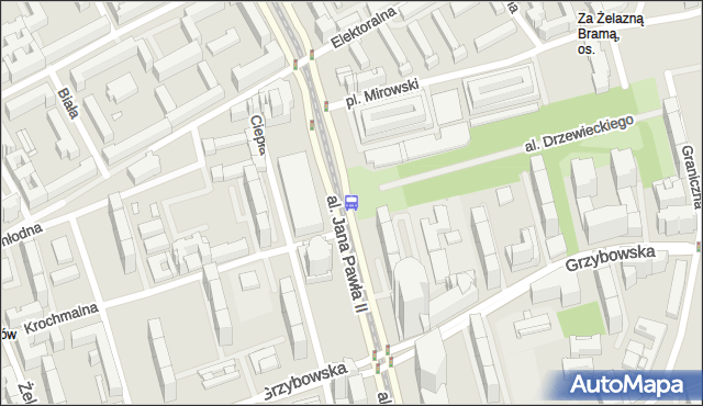 Przystanek Hala Mirowska 02. ZTM Warszawa - Warszawa (id 708602) na mapie Targeo