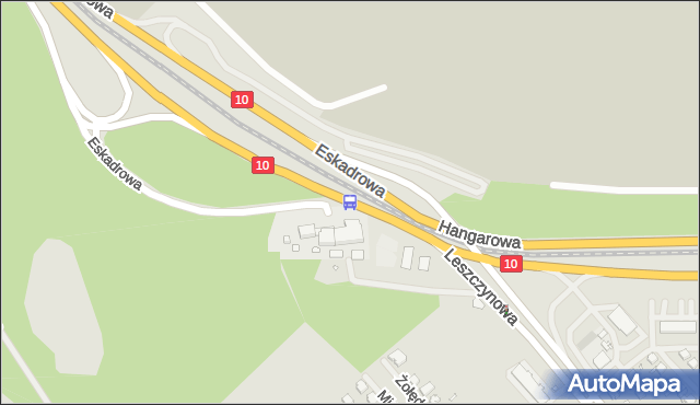 Przystanek Hangarowa nż 14. ZDiTM Szczecin - Szczecin (id 80114) na mapie Targeo