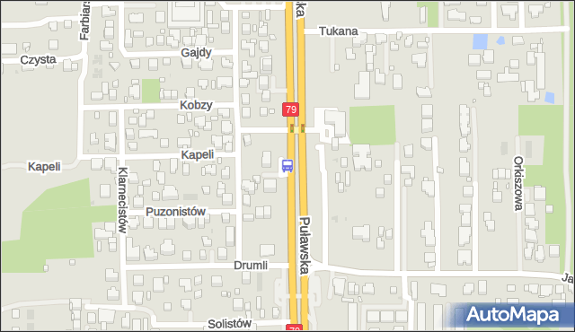Przystanek Kapeli 01. ZTM Warszawa - Warszawa (id 302001) na mapie Targeo