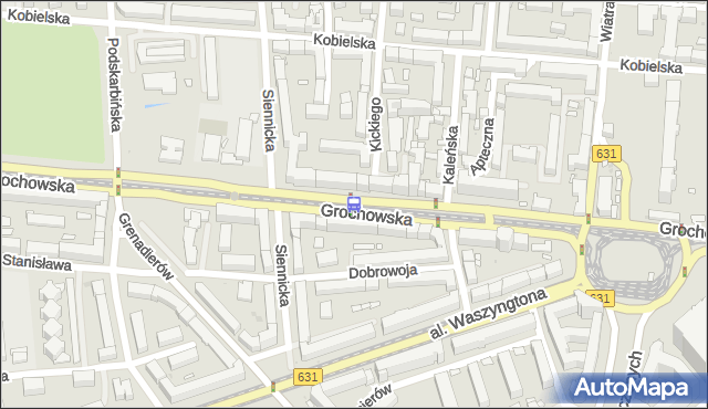Przystanek Kickiego 01. ZTM Warszawa - Warszawa (id 200701) na mapie Targeo