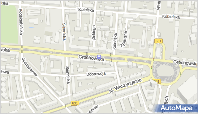 Przystanek Kickiego 02. ZTM Warszawa - Warszawa (id 200702) na mapie Targeo