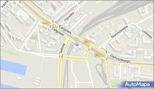 Przystanek Kijowska 01. ZTM Warszawa - Warszawa (id 100101) na mapie Targeo
