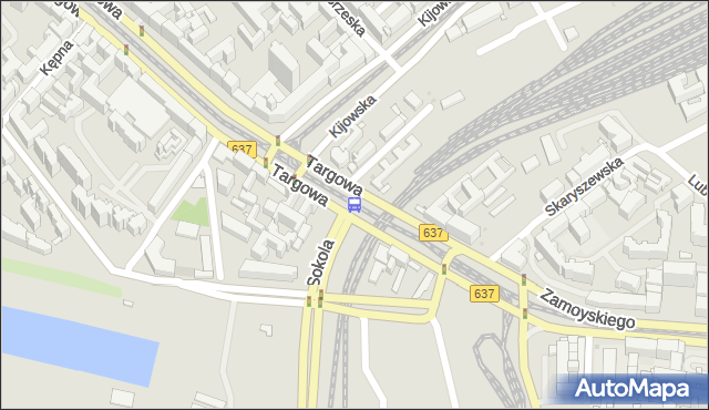 Przystanek Kijowska 03. ZTM Warszawa - Warszawa (id 100103) na mapie Targeo