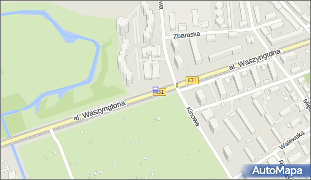 Przystanek Kinowa 03. ZTM Warszawa - Warszawa (id 213303) na mapie Targeo