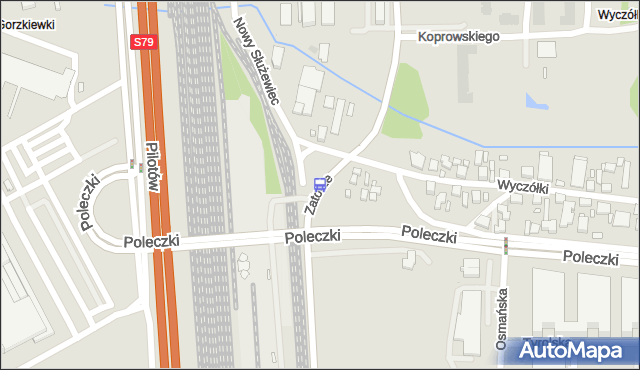 Przystanek Kłobucka 03. ZTM Warszawa - Warszawa (id 327103) na mapie Targeo