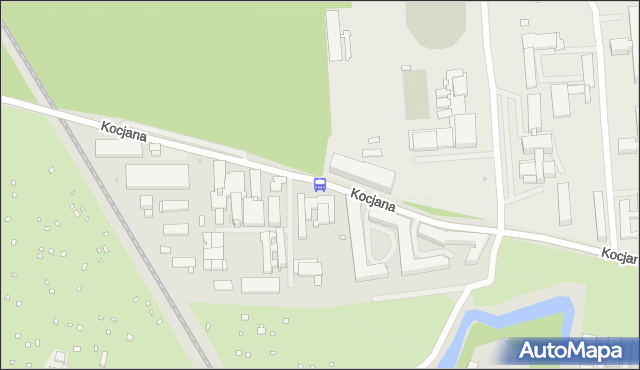 Przystanek Kocjana-Sądy 01. ZTM Warszawa - Warszawa (id 507901) na mapie Targeo
