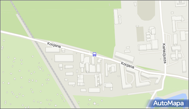Przystanek Kocjana-Sądy 02. ZTM Warszawa - Warszawa (id 507902) na mapie Targeo