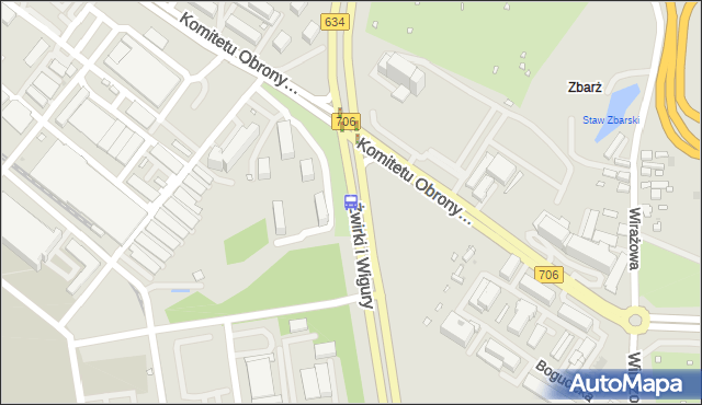 Przystanek Komitetu Obrony Robotników 01. ZTM Warszawa - Warszawa (id 403801) na mapie Targeo